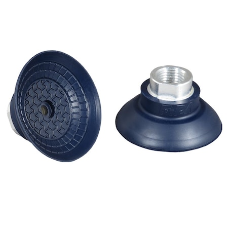 Fipa Bell shaped vacuum cup diam. 45 mm, NBR blue, fitting G1/4-female 103.045.137.1